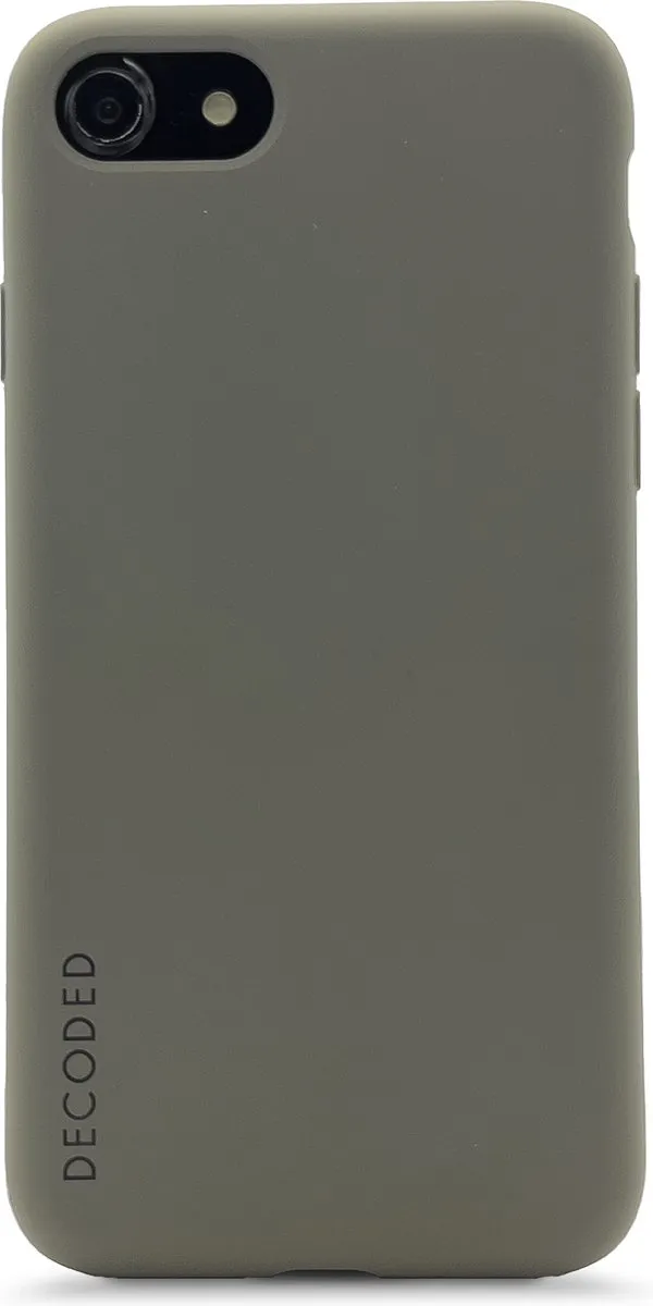 Decoded Siliconen Back Cover Apple iPhone SE 2022 - Donker Groen