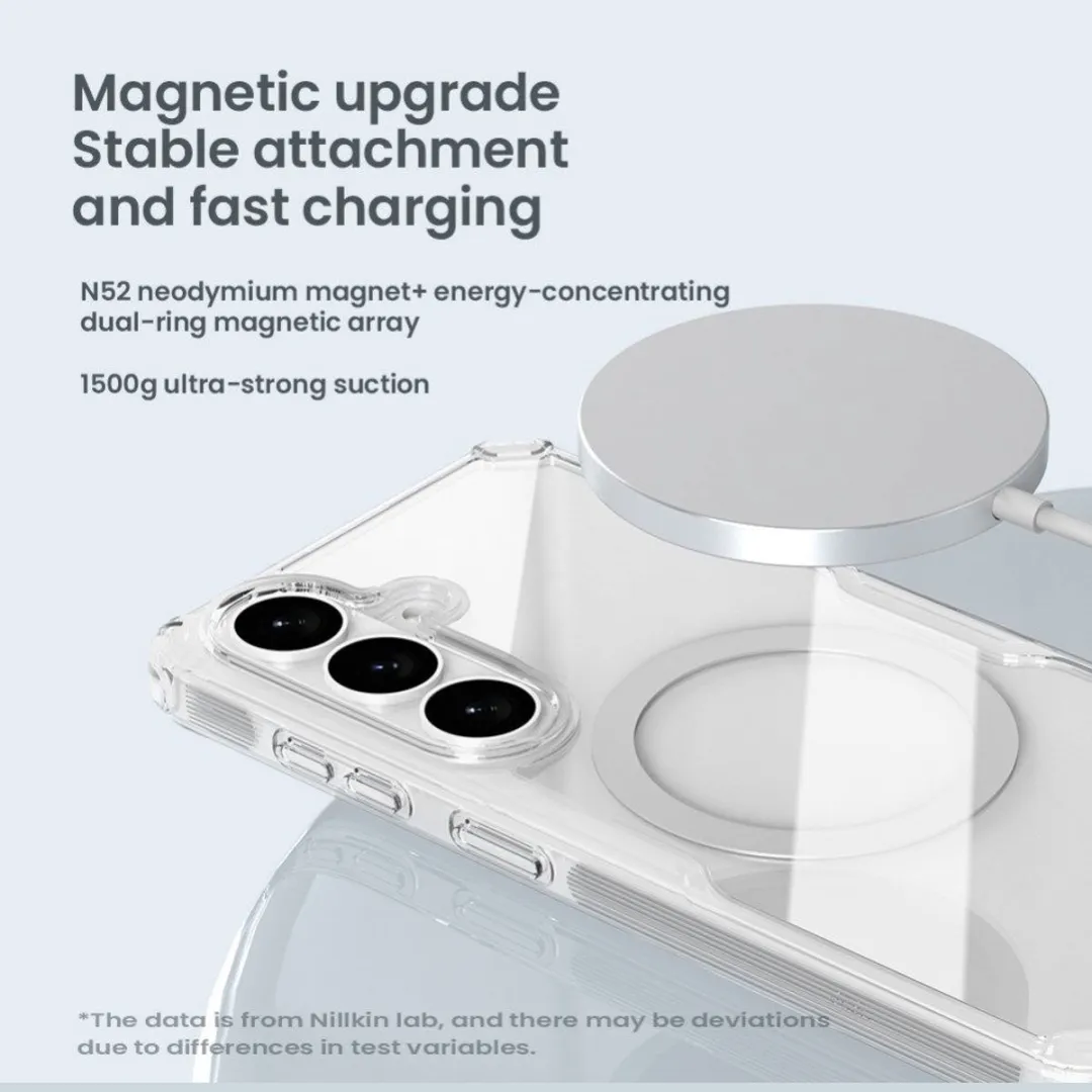 Nillkin Nature Pro Magnetic Hoesje Samsung Galaxy S26 - Wit