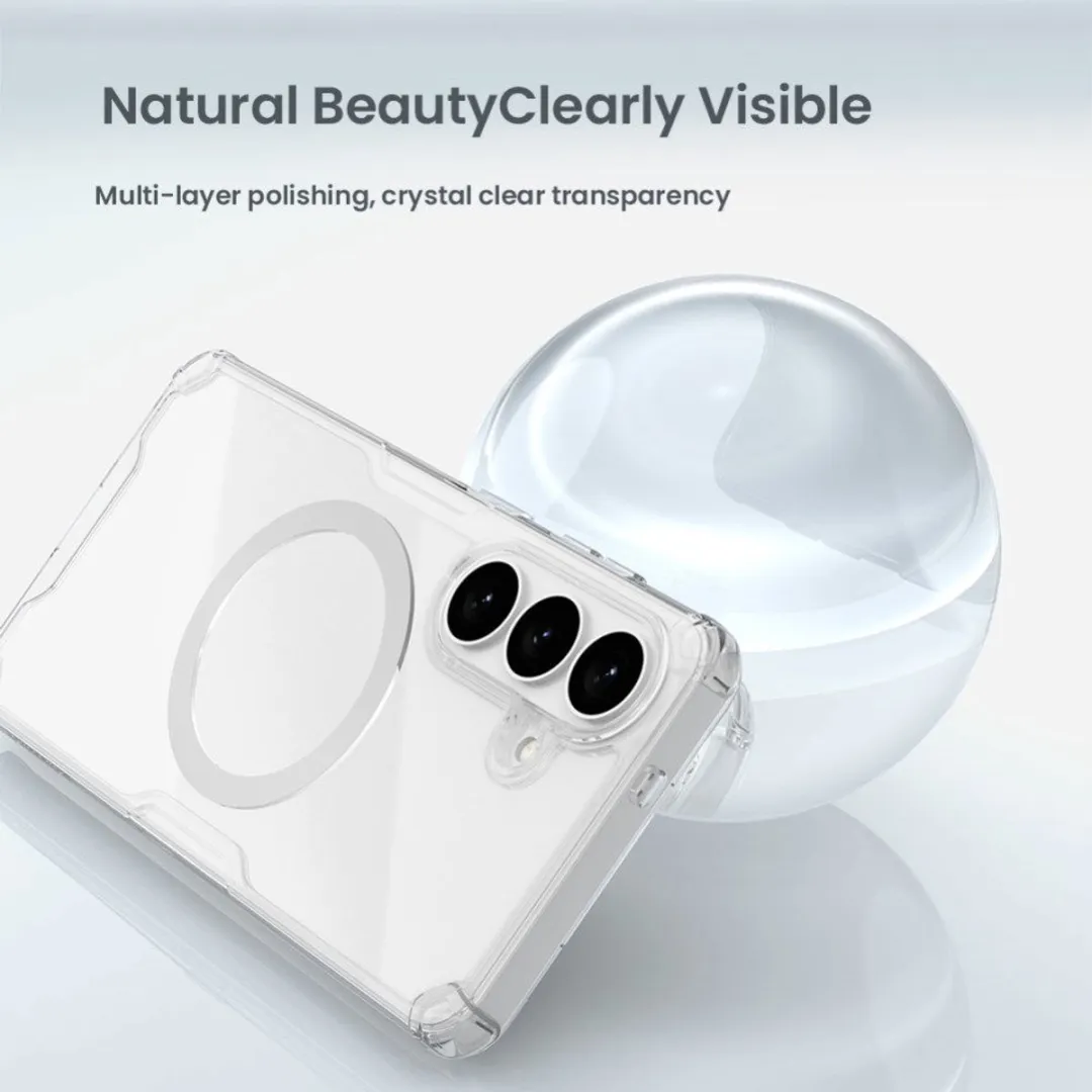 Nillkin Nature Pro Magnetic Hoesje Samsung Galaxy S26 - Wit