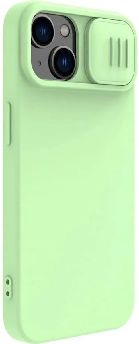 Nillkin CamShield Hoesje iPhone 15 - Groen - MagSafe