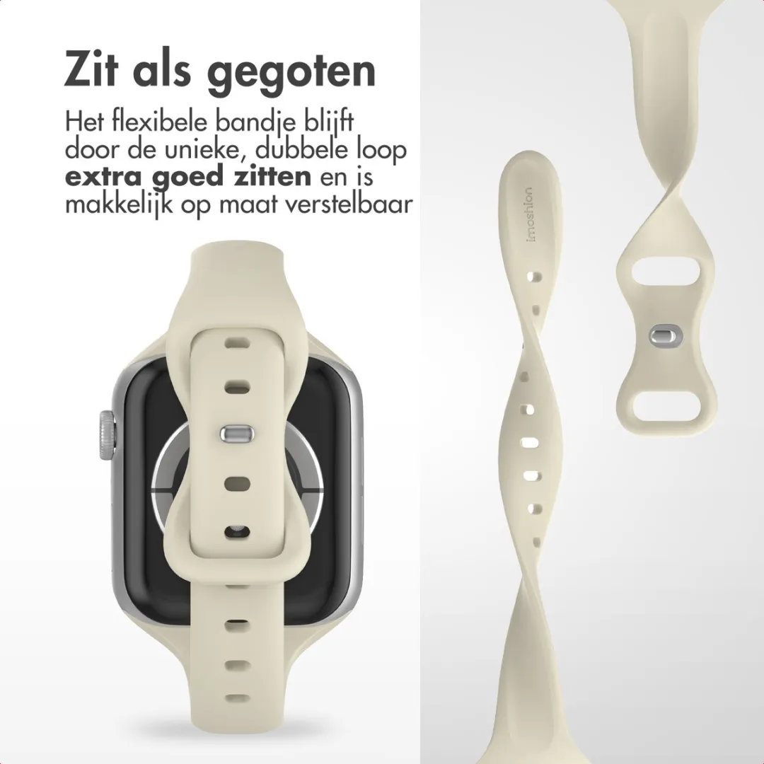 Imoshion Siliconen Bandje Apple Watch 44-49mm - Sterrenlicht