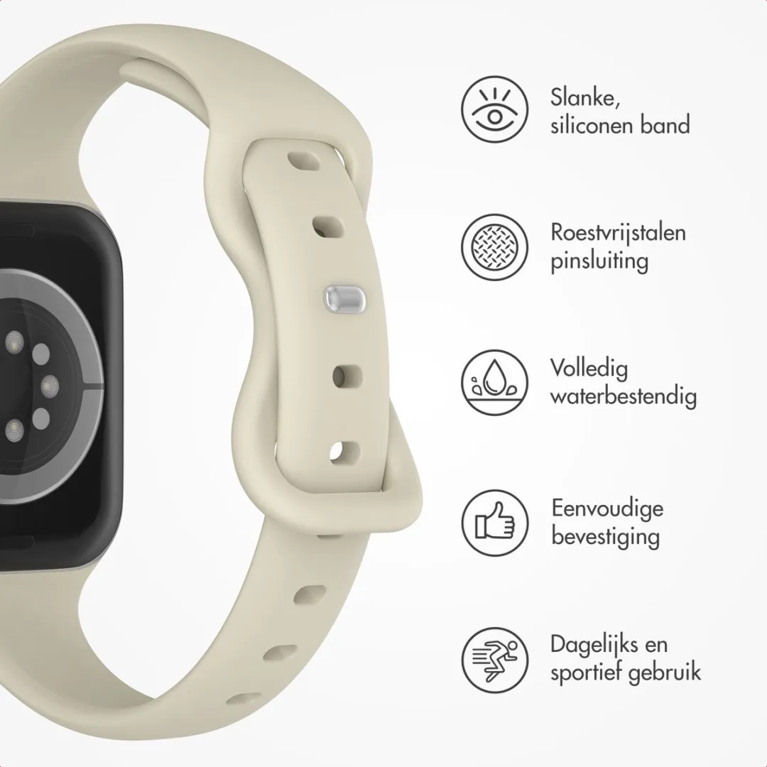 Imoshion Siliconen Bandje Apple Watch 44-49mm - Sterrenlicht