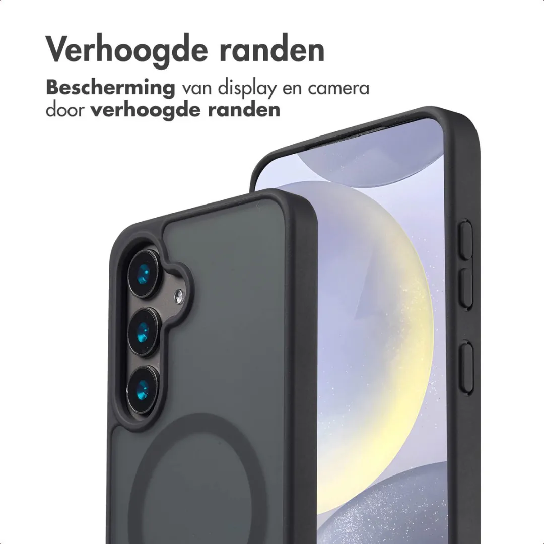 Imoshion Galaxy S24 Hoesje - Magnetische Ring - Zwart