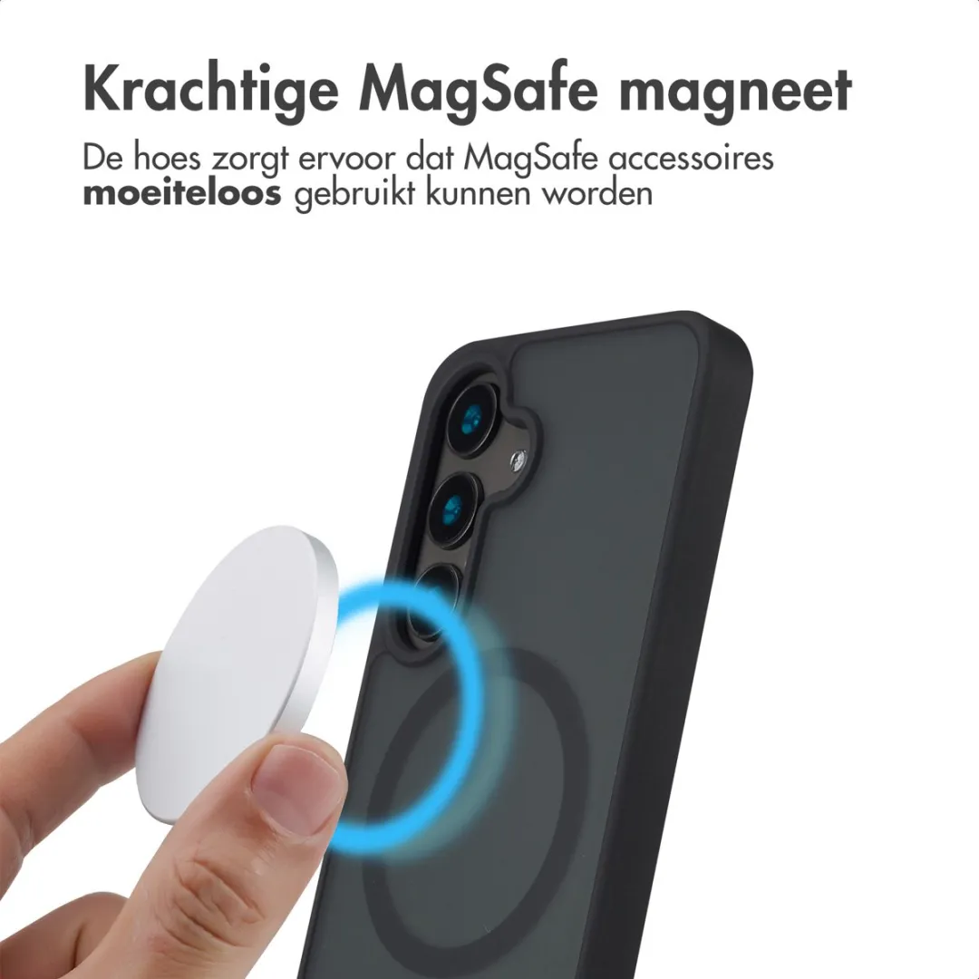 Imoshion Galaxy S24 Hoesje - Magnetische Ring - Zwart