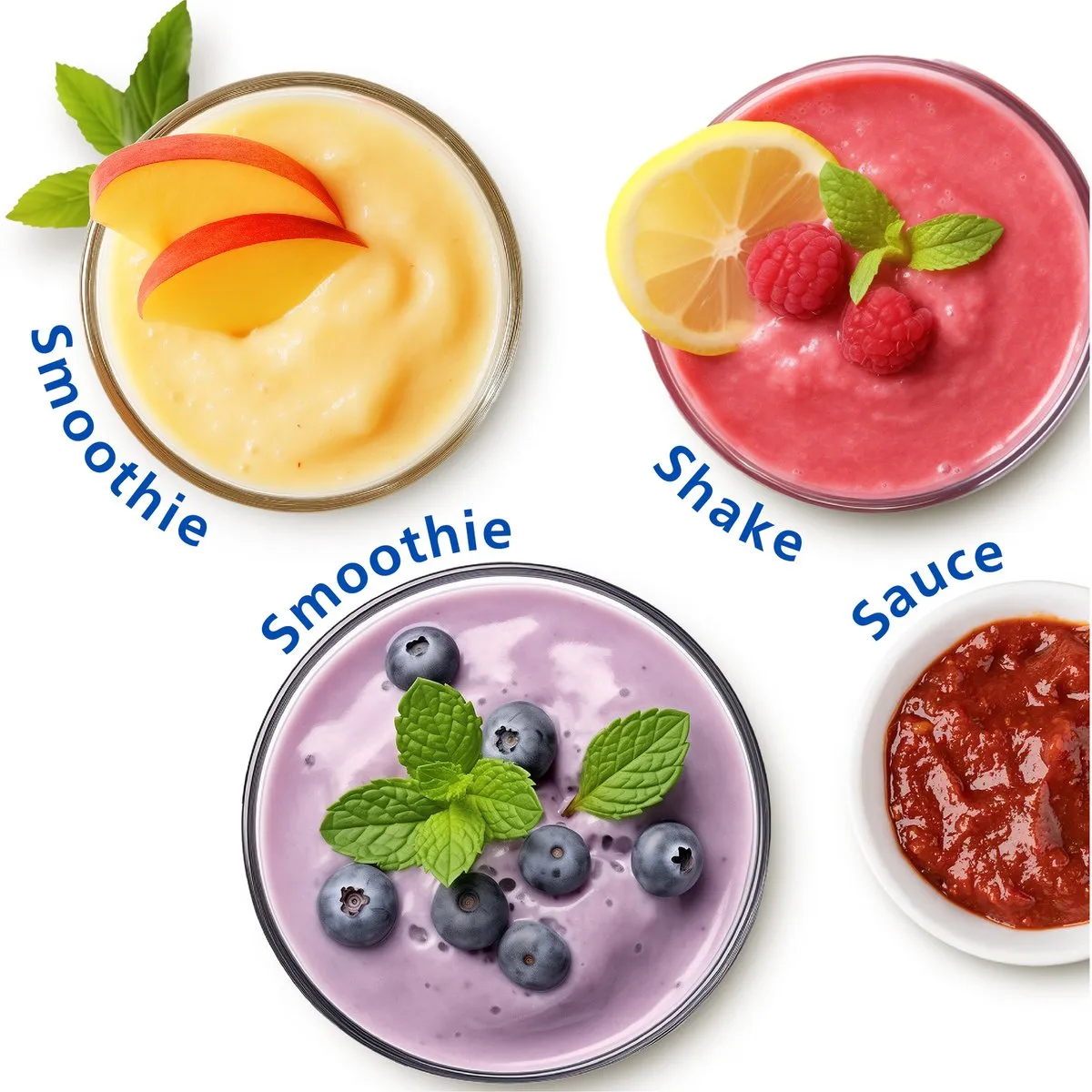 Philips 3000-serie Mini Blender HR2510/90 - 0,6L - 350W - Wit/Zilver - afbeelding 6 van 6