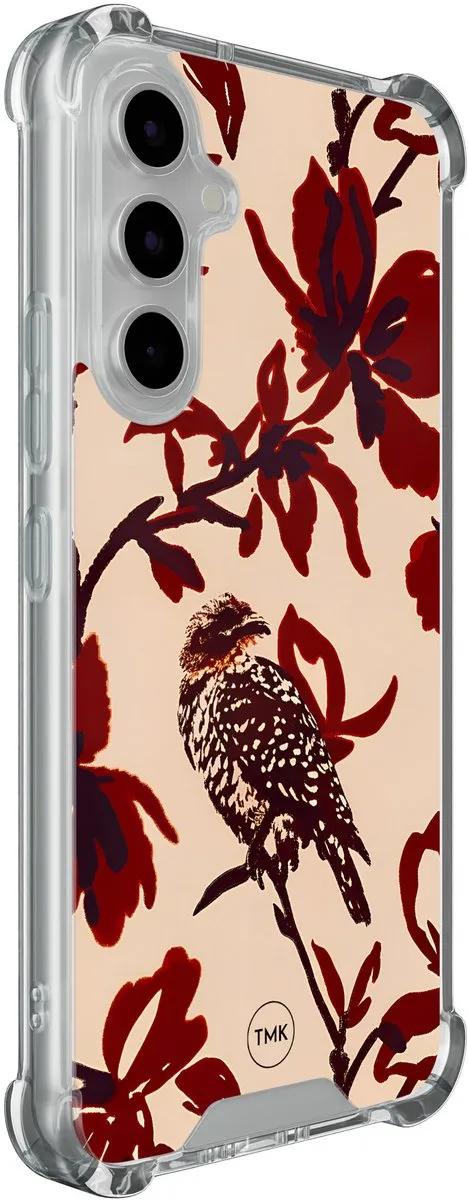 Casevibes Shockproof Hoesje Samsung Galaxy A54 S/A54/S/002 - Rood Bloemenpracht