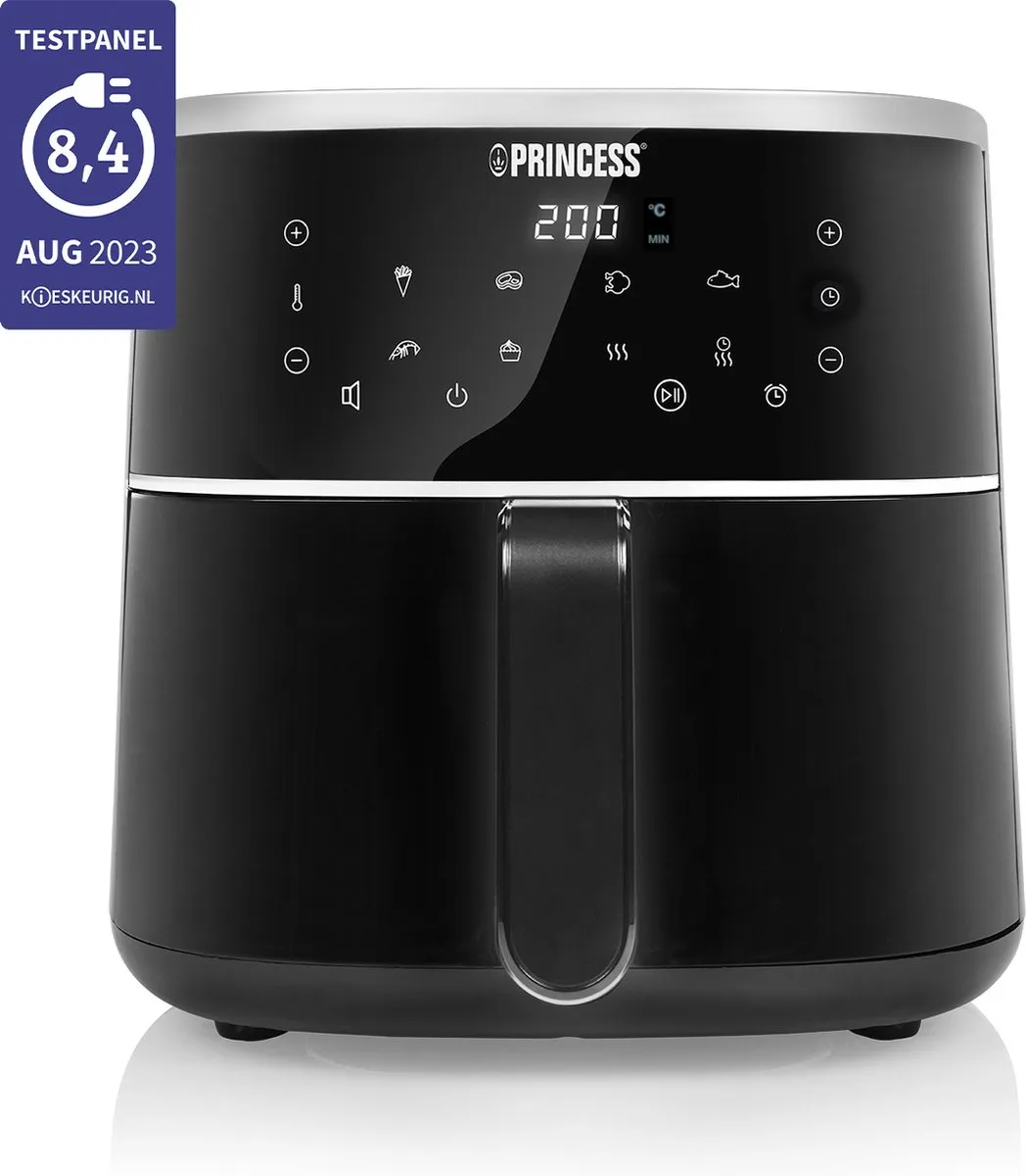 Princess Digitale Airfryer 182238 - 4L - Zwart - afbeelding 6 van 6