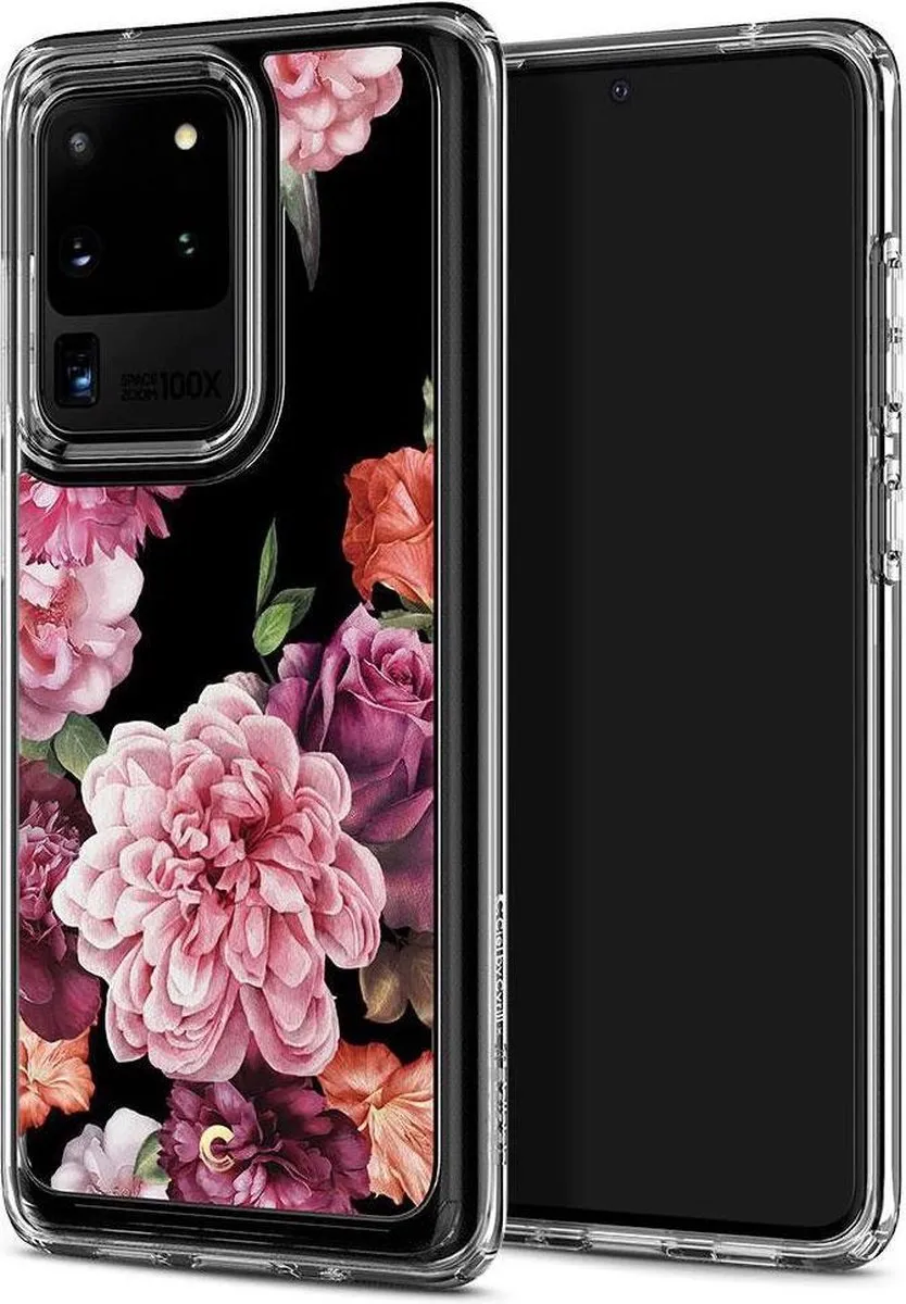 Spigen Ciel Samsung Galaxy S20 Ultra Hoesje ACS00721 - Roze Transparant