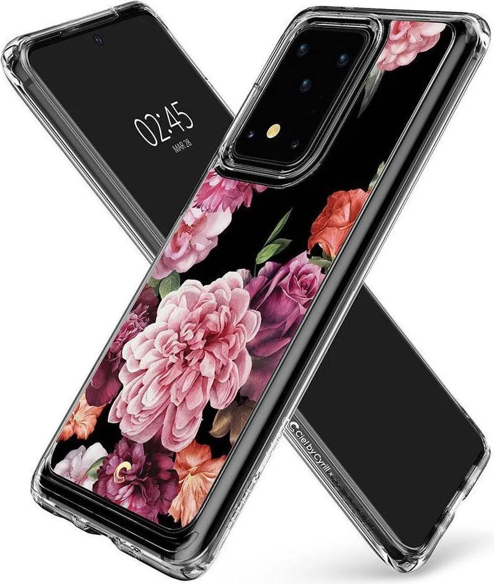 Spigen Ciel Samsung Galaxy S20 Ultra Hoesje ACS00721 - Roze Transparant