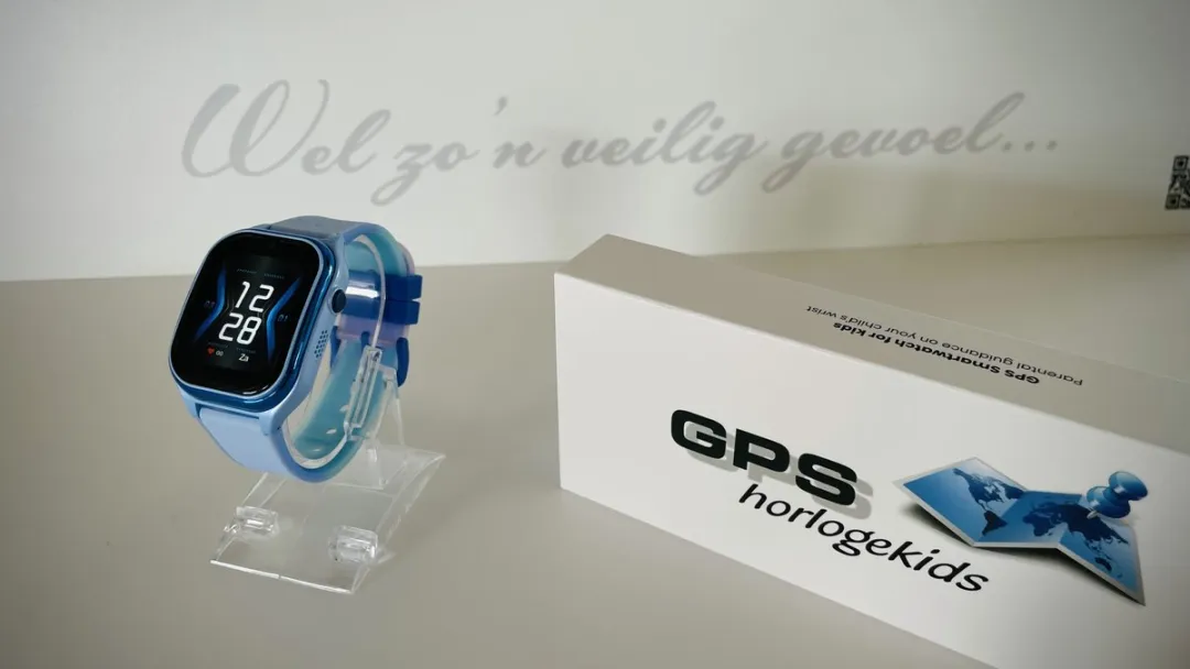 GPSHorlogeKids Curve Smartwatch - Blauw - afbeelding 6 van 6