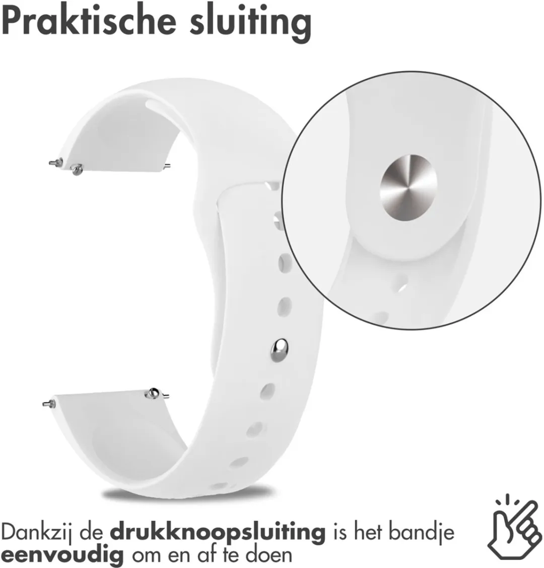 Imoshion Siliconen Sportband 18mm - Wit