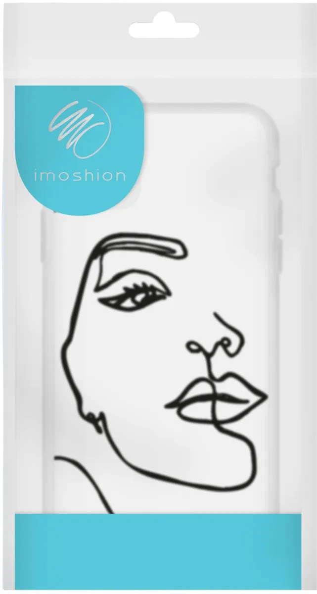 Imoshion Hoesje Samsung Galaxy S20 FE Line Art Woman Black