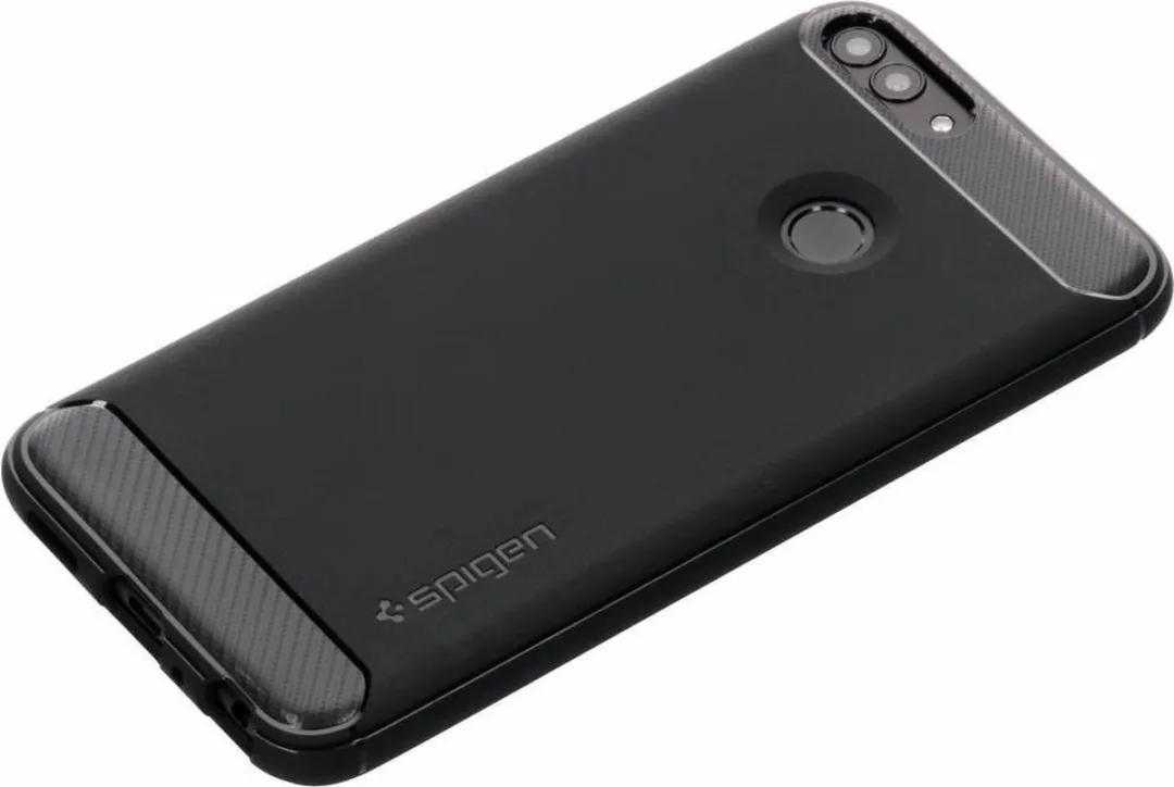 Spigen Rugged Armor L24CS23183 Hoesje - Huawei P Smart 2018 - Zwart