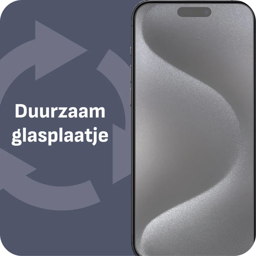 Just in Case Cazy iPhone 15 Pro Max Schermbeschermer - 2 Stuks