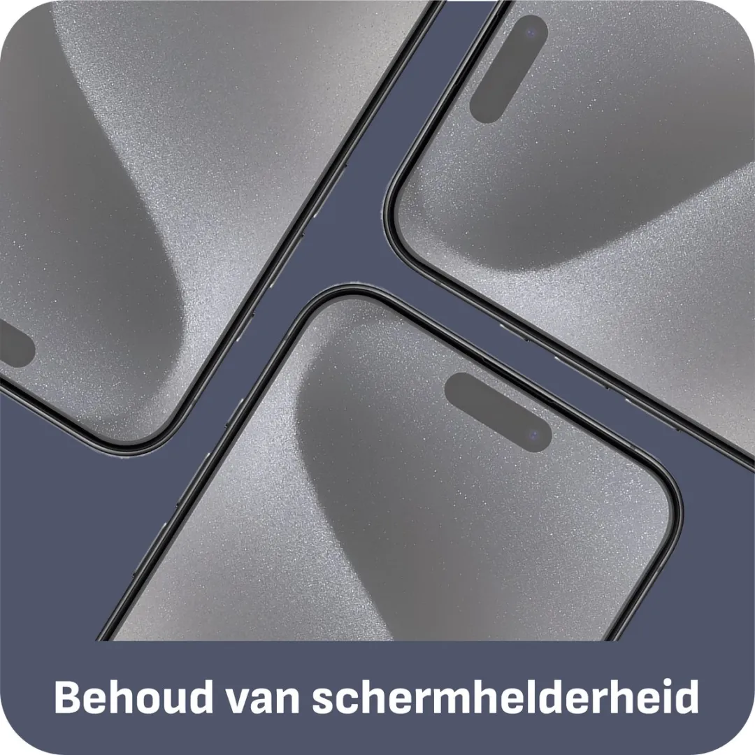 Just in Case Cazy iPhone 15 Pro Max Schermbeschermer - 2 Stuks