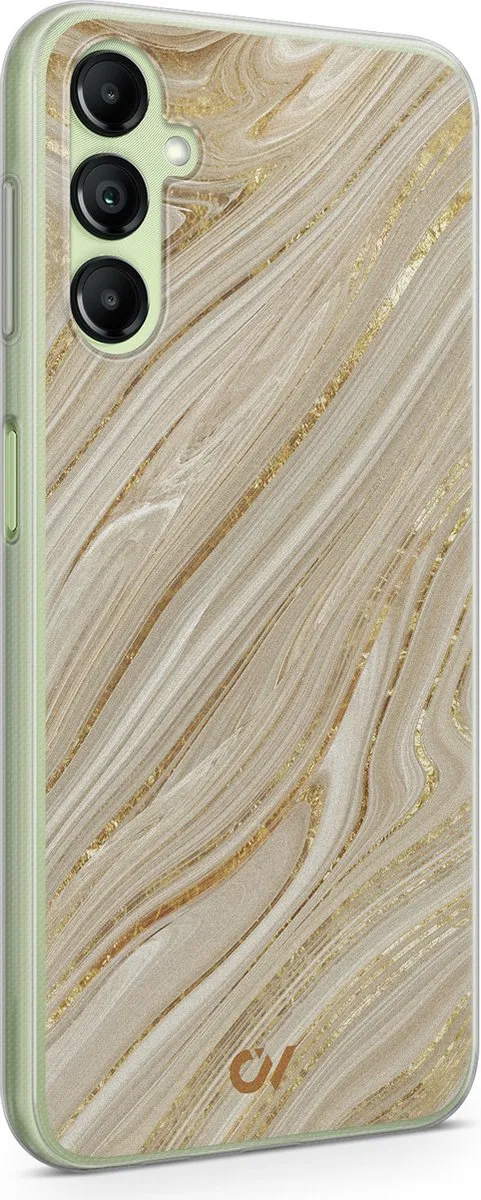 Casevibes Samsung Galaxy A14 5G Hoesje - Golden Marble