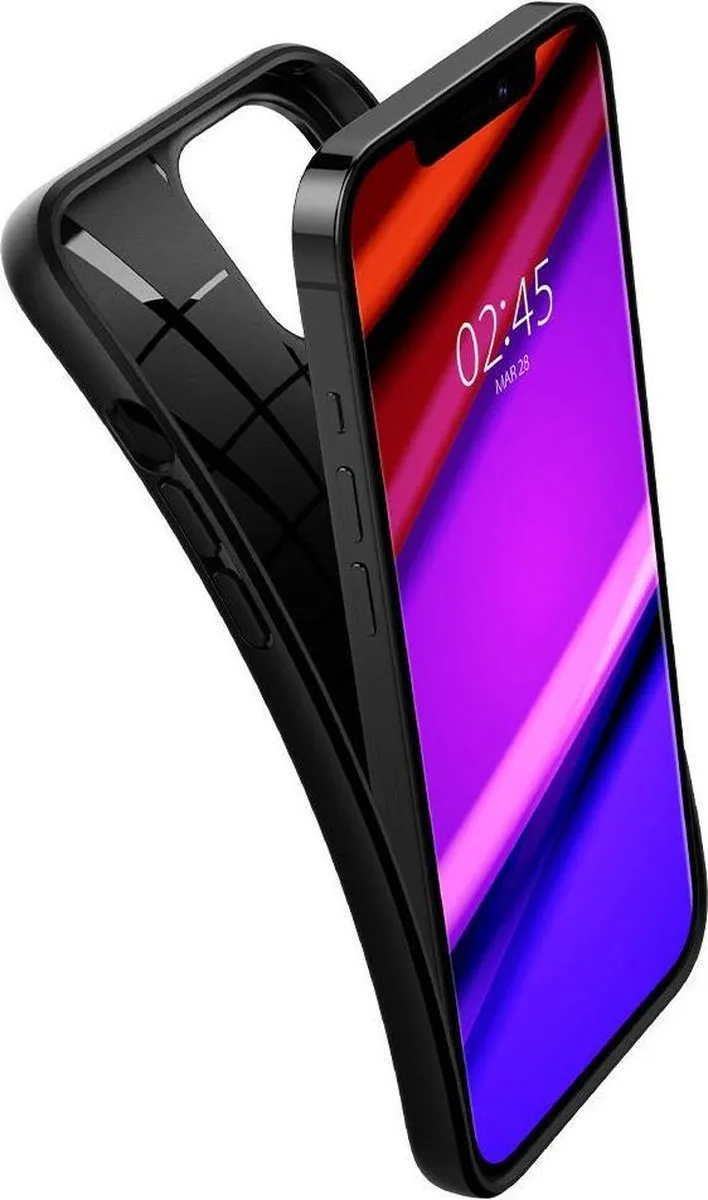 Spigen Core Armor TPU Hoesje iPhone 12 Pro Max - Zwart