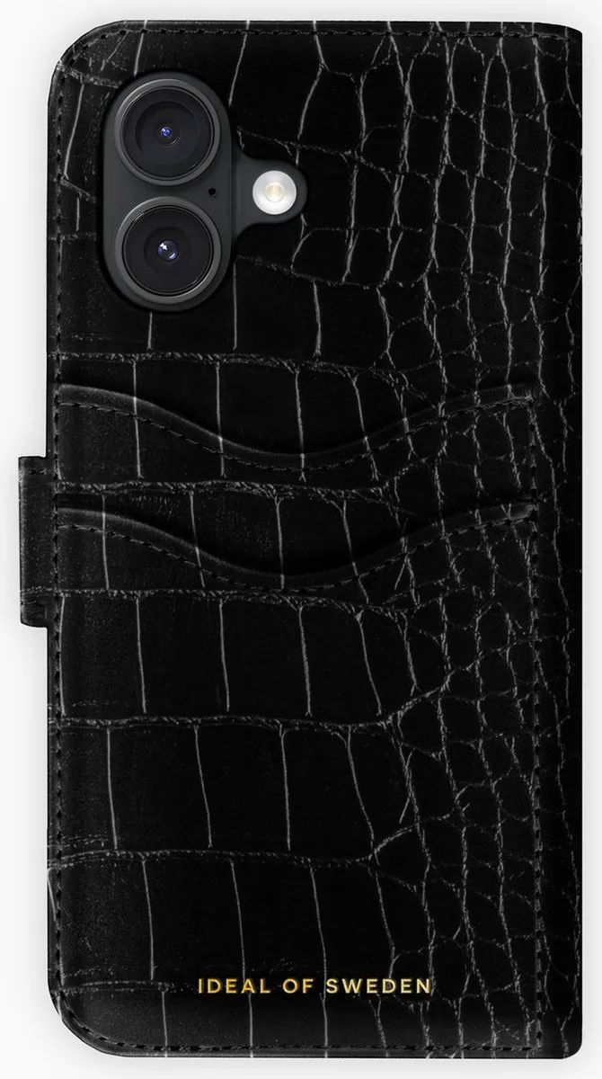 iDeal of Sweden Magnet Wallet iPhone 16 - 6 Pasjes - Zwart