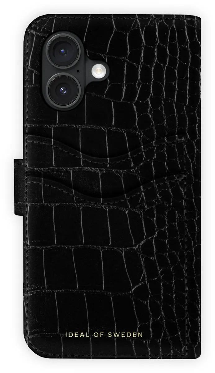 iDeal of Sweden Magnet Wallet iPhone 16 - 6 Pasjes - Zwart