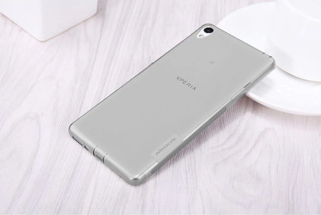 Nillkin Nature TPU Hoesje Sony Xperia XA - Grijs/Transparant - afbeelding 2 van 6