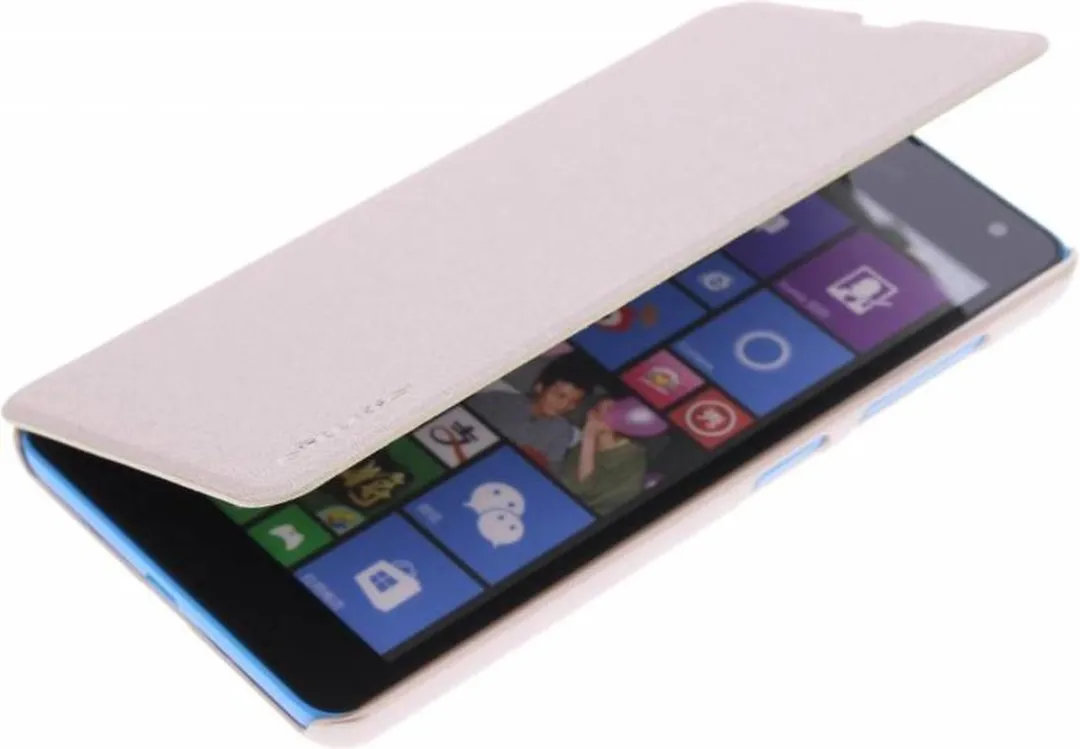 Nillkin Sparkle Hoesje Microsoft Lumia 535 - Goud - M53522107405 - afbeelding 3 van 6