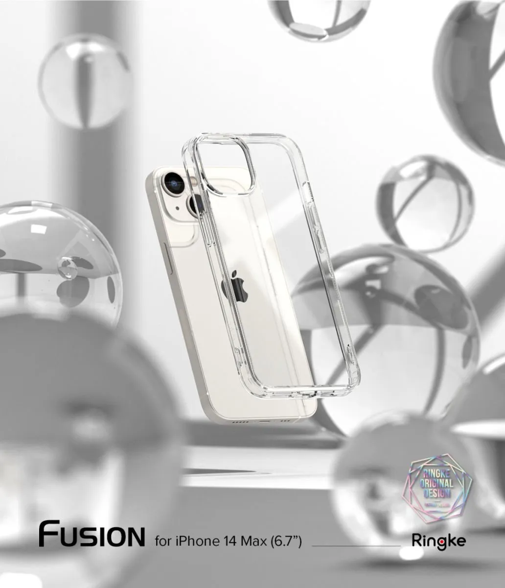 Ringke Fusion Back Cover iPhone 14 Plus - Transparant