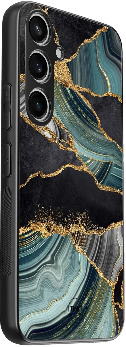 Casevibes Galaxy A15 TPU Hoesje - Marble Jade Stone - S/A15/B/007
