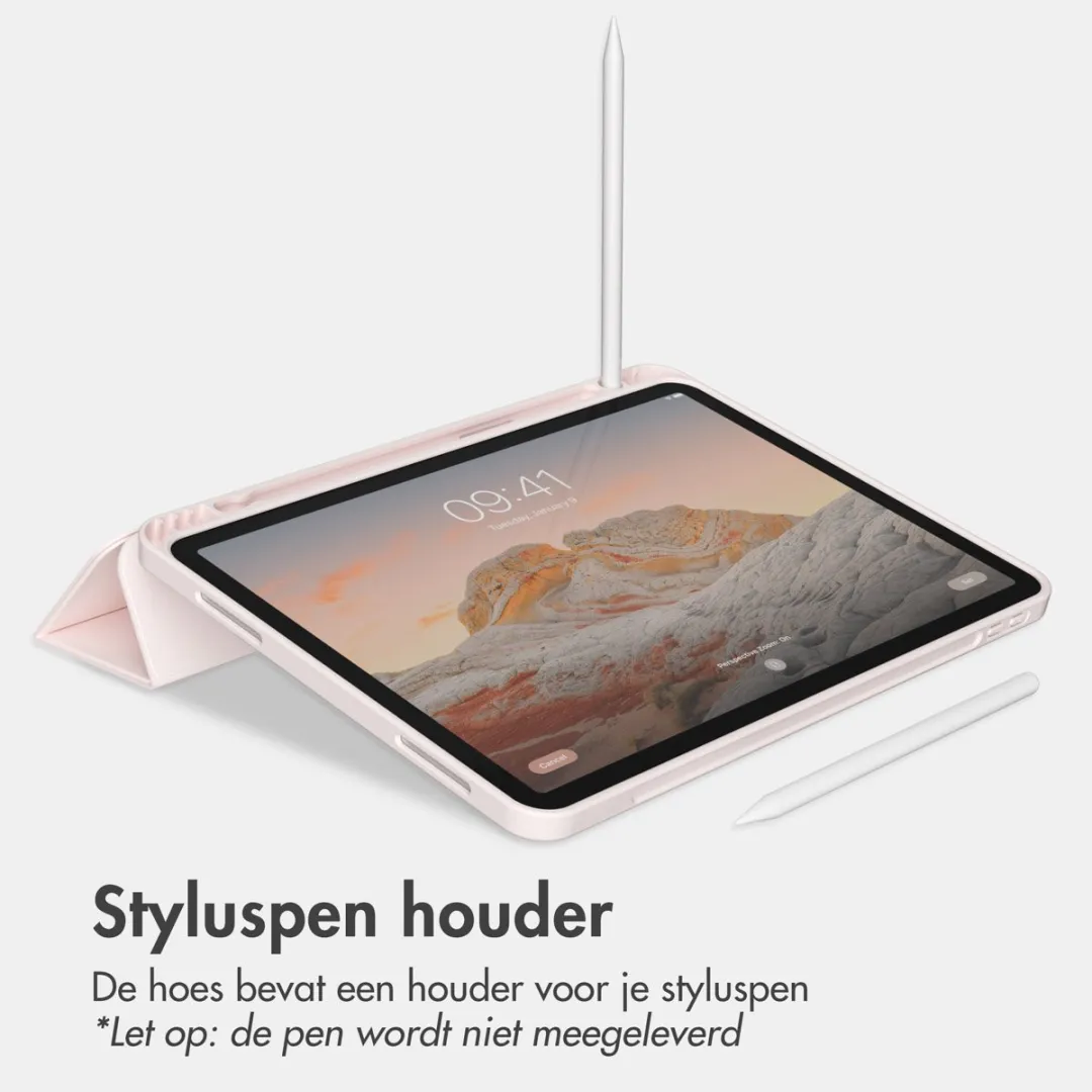 Accezz Tablethoes SH00080146 - Apple iPad Air 13 - Roze - afbeelding 6 van 6
