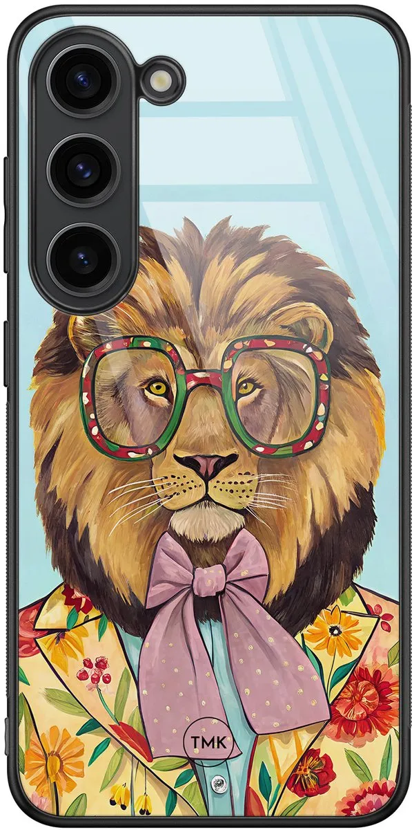 Casevibes Samsung Galaxy S23 Retro Leeuw Hoesje