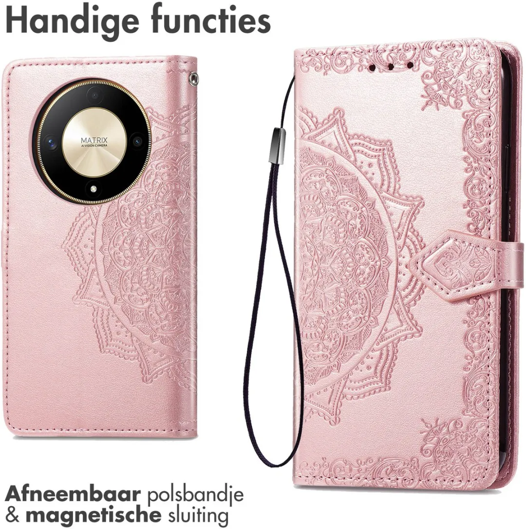 Imoshion Hoesje Honor Magic 6 Lite - 3 Pasjes - Rosé Goud