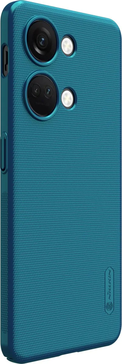 Nillkin OnePlus Nord 3 Super Frosted Shield Hoesje - Blauw - afbeelding 4 van 6