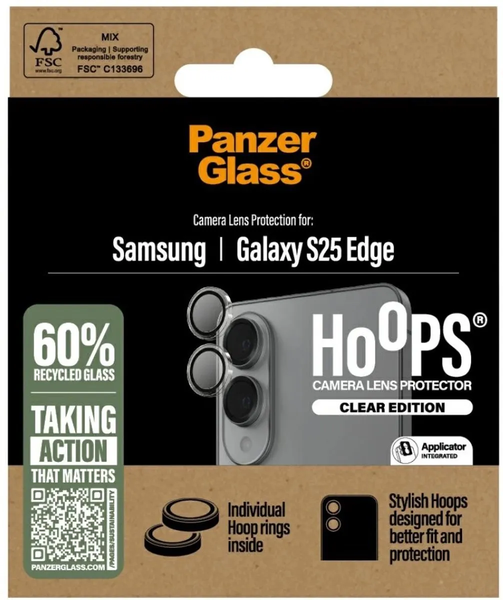 PanzerGlass Hoops PG56318 Camera Lens Protector - Samsung Galaxy S25 Edge - afbeelding 6 van 6