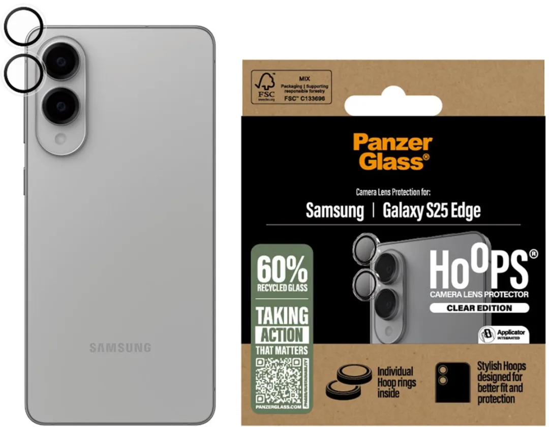 PanzerGlass Hoops PG56318 Camera Lens Protector - Samsung Galaxy S25 Edge