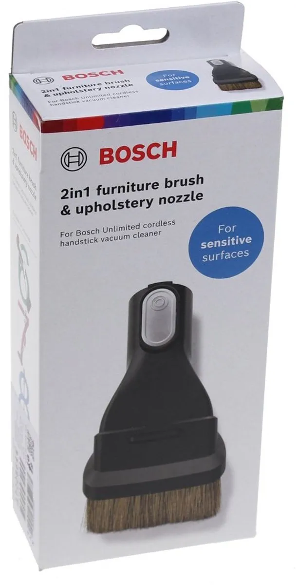 Bosch BHZU2IN1N 2-in-1 Möbelpinsel & Polsterdüse