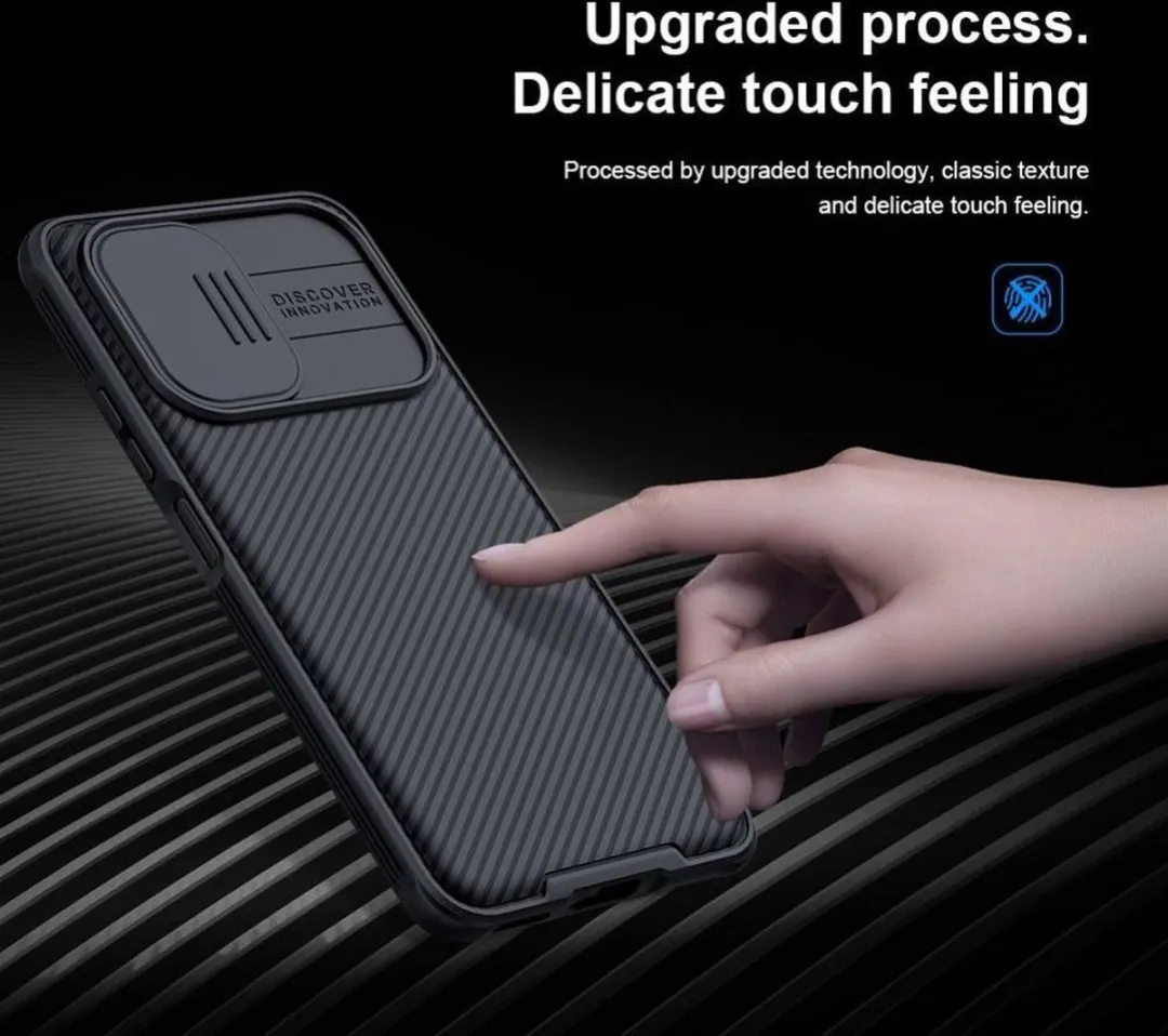 Nillkin CamShield Xiaomi Poco F3/Mi 11i Hoesje - Zwart - afbeelding 4 van 6