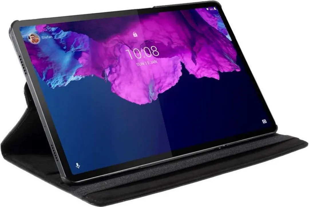 Just in Case Lenovo Tab P11 Rotating 360 Hoes - Zwart