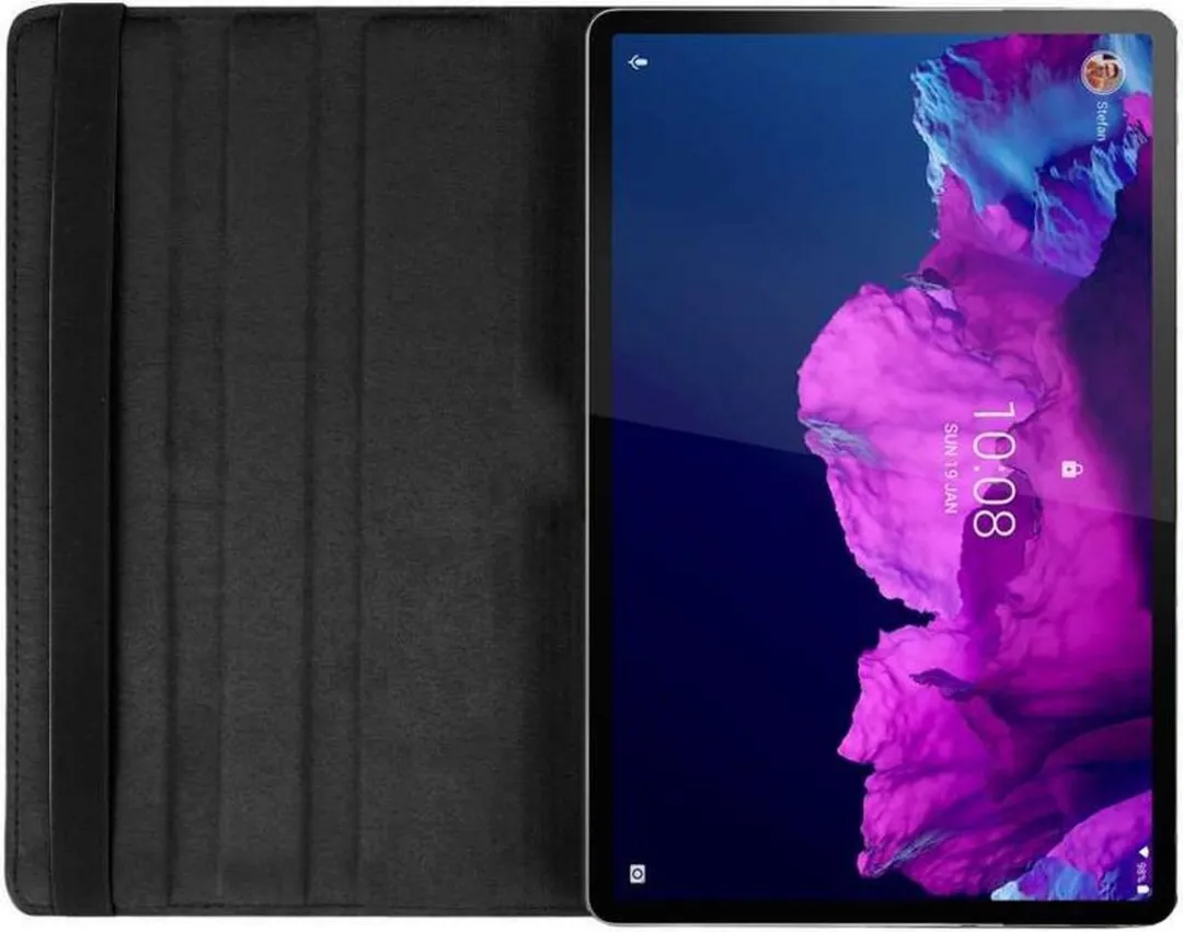 Just in Case Lenovo Tab P11 Rotating 360 Hoes - Zwart