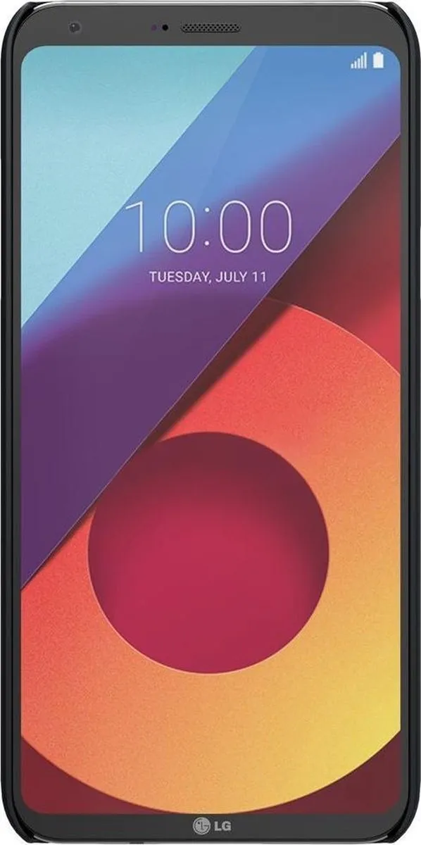 Nillkin Super Frosted Shield Backcover LG Q6 - Zwart - afbeelding 2 van 6