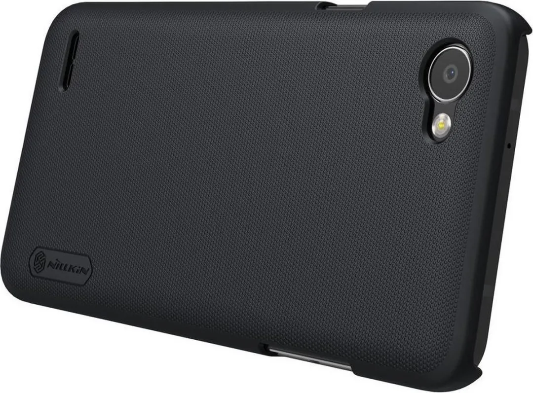 Nillkin Super Frosted Shield Backcover LG Q6 - Zwart - afbeelding 6 van 6