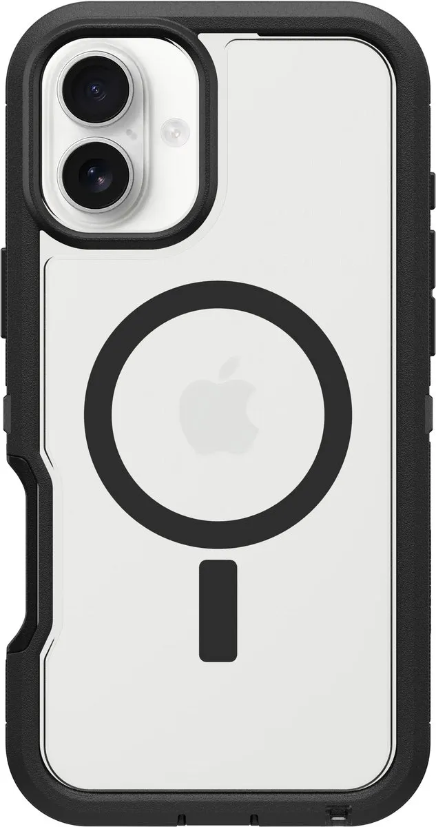 OtterBox Defender XT Clear iPhone 16 Plus Hoesje - 77-96044 - Dark Side