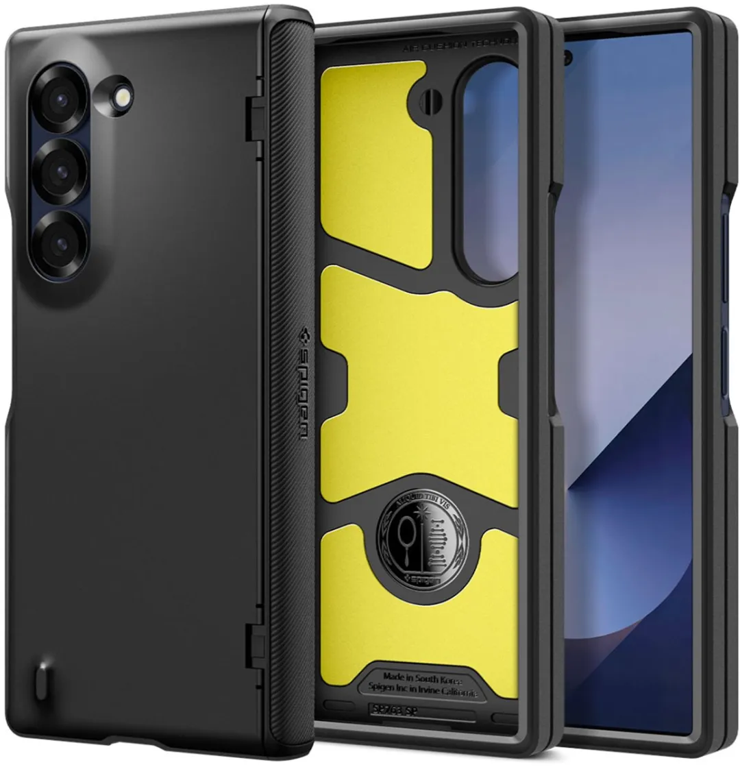 Spigen Slim Armor Pro ACS07820 Hoes - Samsung Galaxy Z Fold 6 - Zwart - afbeelding 6 van 6