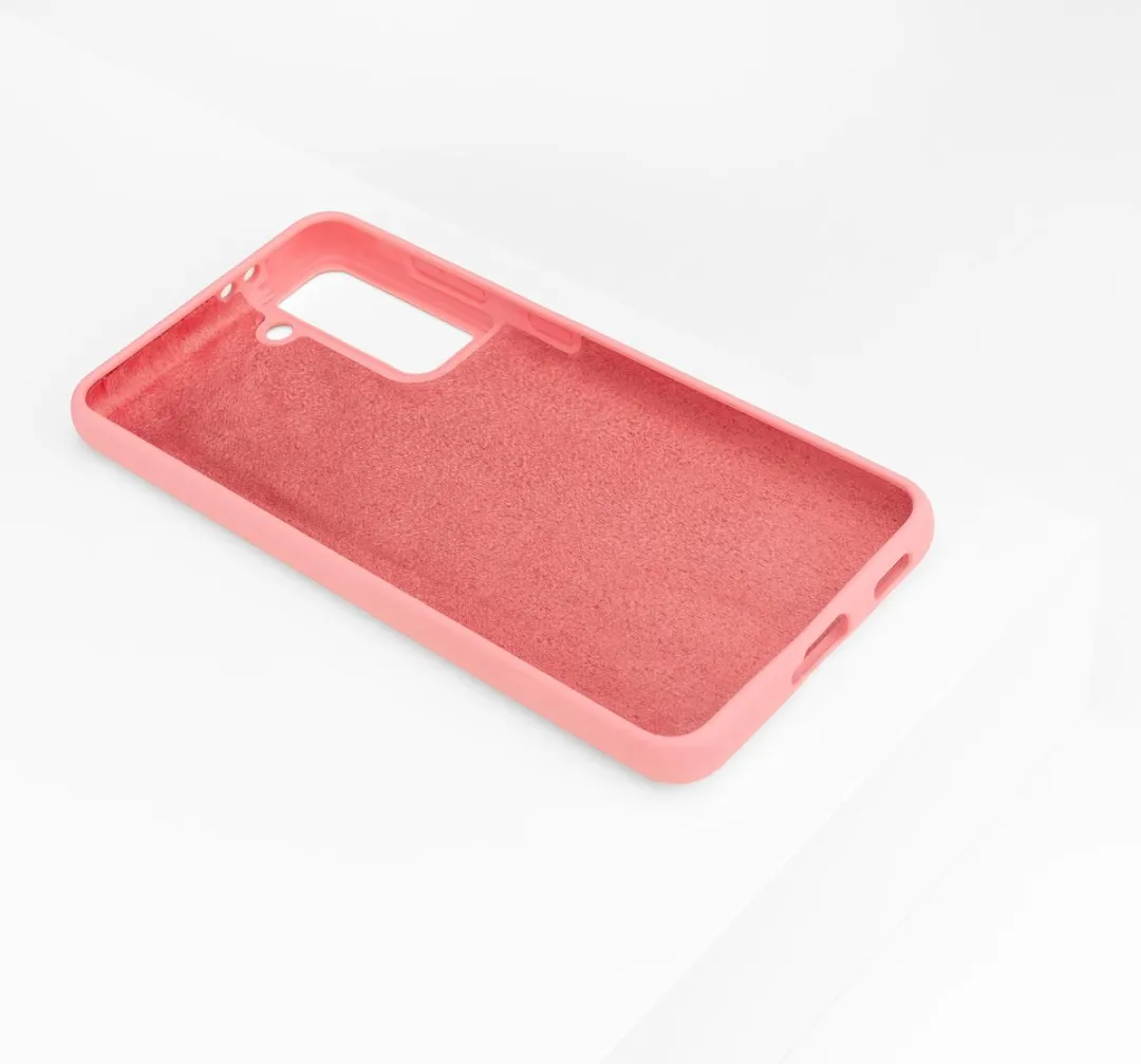 BMAX Siliconen Hoesje Samsung Galaxy S21 - Peach