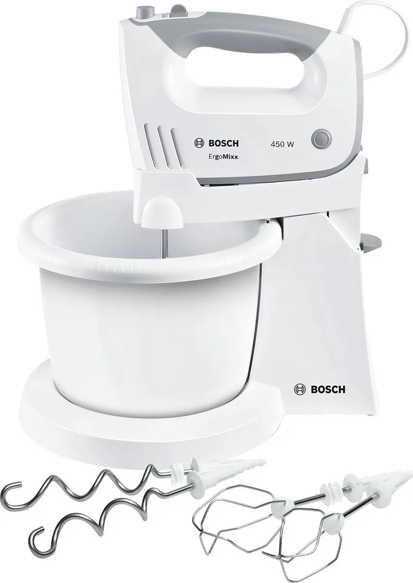 Bosch MFQ36460 ErgoMixx Handmixer - 450W - Wit