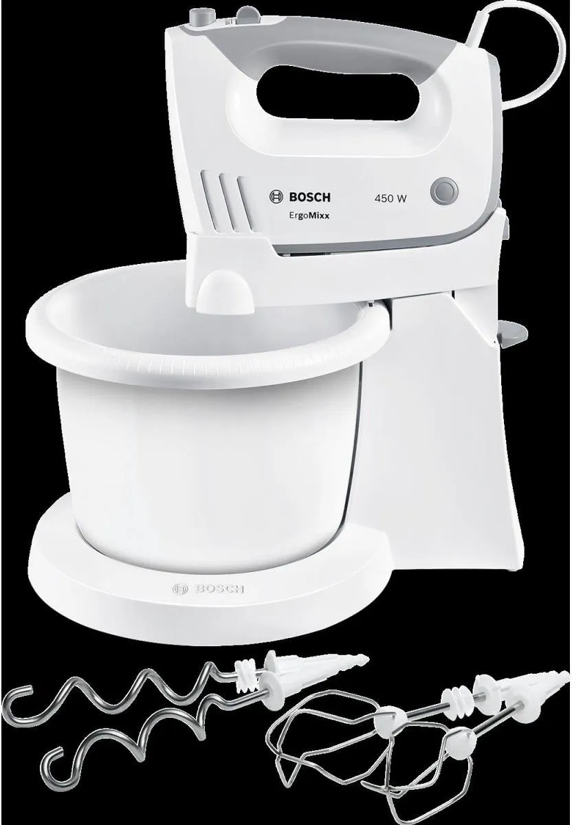 Bosch MFQ36460 ErgoMixx Handmixer - 450W - Wit