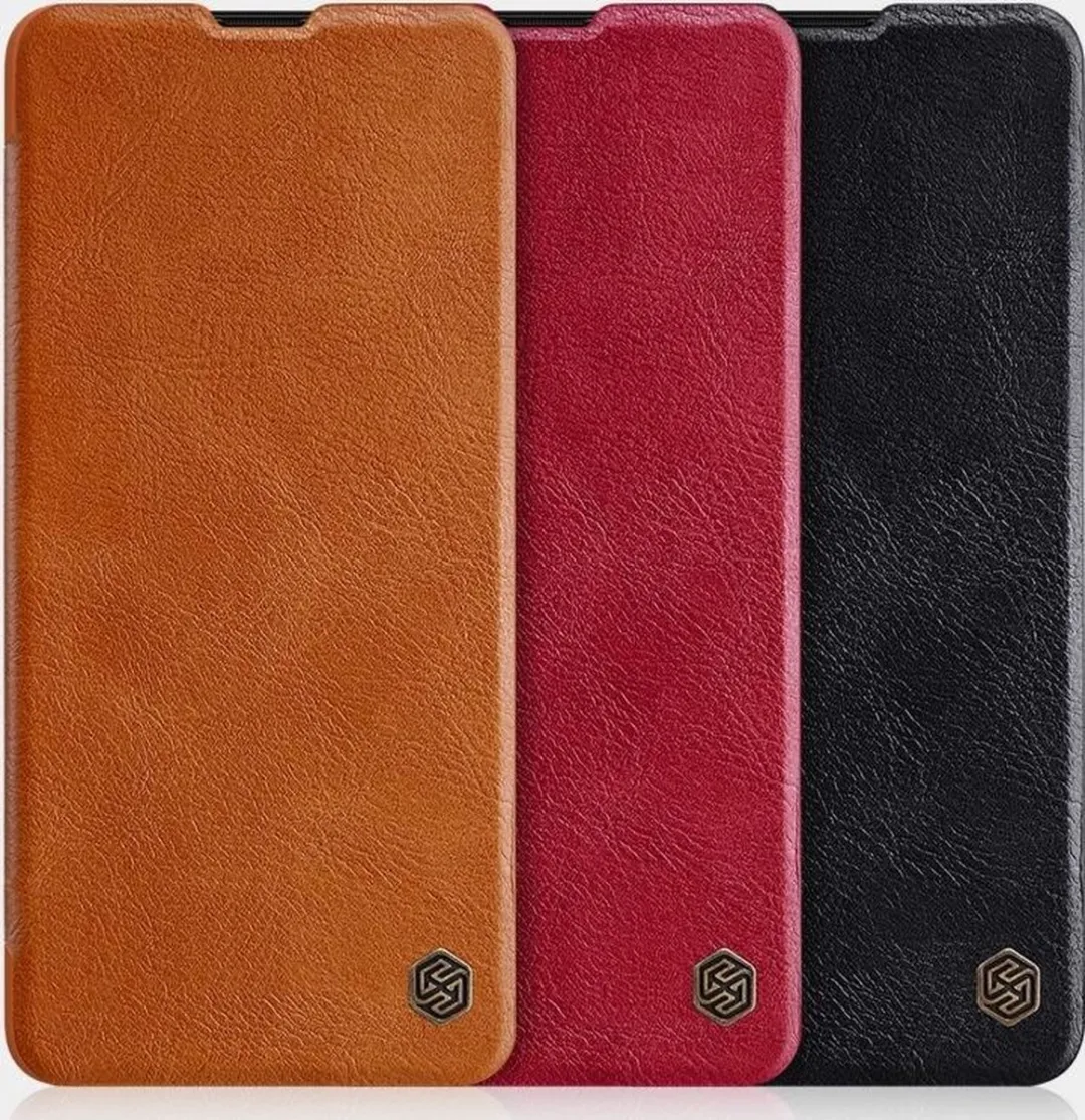 Nillkin Qin PU Leather Book Case A515-36 - Samsung Galaxy A51 - Zwart - afbeelding 5 van 6