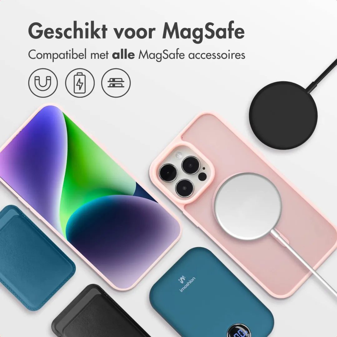 Imoshion Hoesje iPhone 14 Pro Max MagSafe - Lichtroze - afbeelding 6 van 6