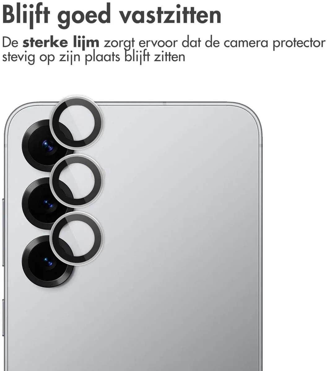 Imoshion Camera Lens Protector Samsung Galaxy S25 - 2 Stuks - Silver Shadow