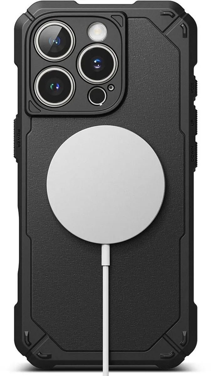 Ringke Rugged Gear Magnetic iPhone 16 Pro Hoes - Magsafe - Transparent - afbeelding 3 van 6