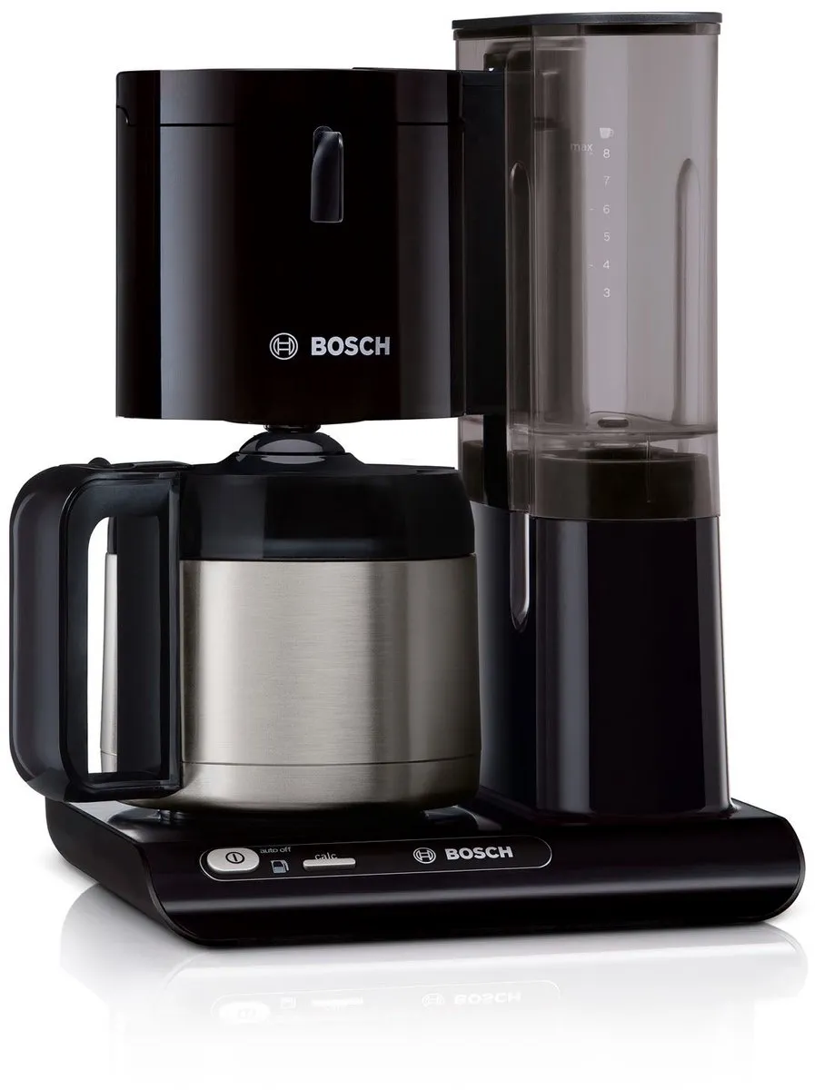 Bosch TKA8A053 Koffiezetapparaat 1100W - 8 Kopjes - Zwart/RVS