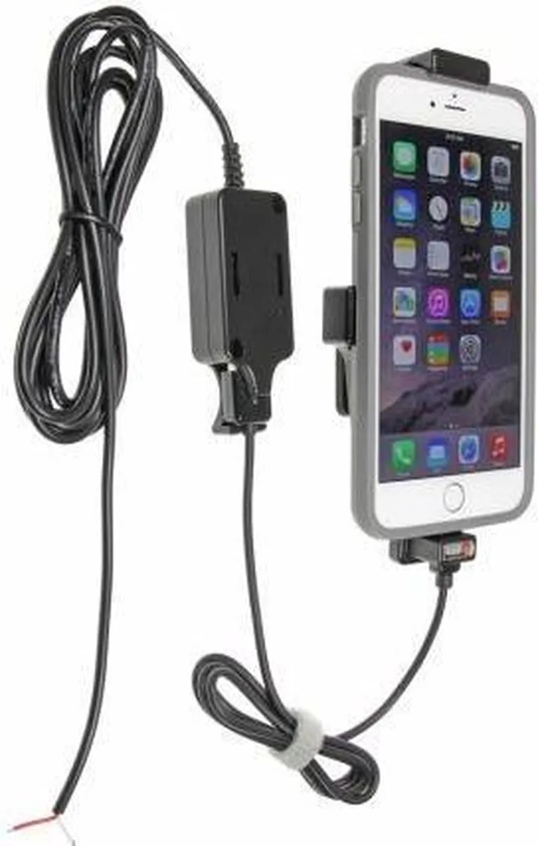 Brodit Houder Apple iPhone 6/6S/7/8/Xs Max - Zwart